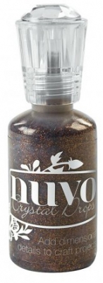 Жидкий жемчуг Tonic Studios Nuvo glitter drops 30ml chocolate fondue ― VIP Office HobbyART