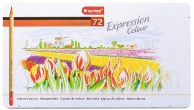 Набор цветых карандашей Bruynzeel Expression Colour 72 шт в метал.коробке ― VIP Office HobbyART