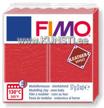 8010-249 Fimo Leather effect, 57gr, watermelon ― VIP Office HobbyART