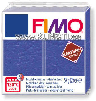 8010-309 Fimo Leather effect, 57gr, indigo ― VIP Office HobbyART