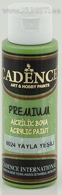 Акриловая краска Premium Cadence 8024 plateau green 70 ml  ― VIP Office HobbyART