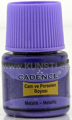 Краска по стеклу Glass & ceramic paint metallic 80 purple 45 ml ― VIP Office HobbyART