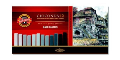 Пастель твердая в наборе "Gioconda" серый тон ― VIP Office HobbyART