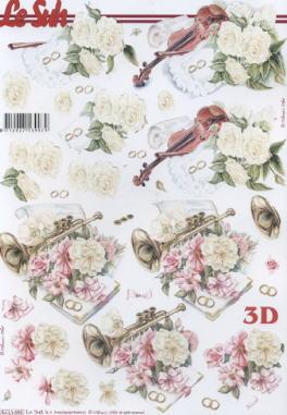 Карта для 3Д декупажа, A4 8215-660 ― VIP Office HobbyART