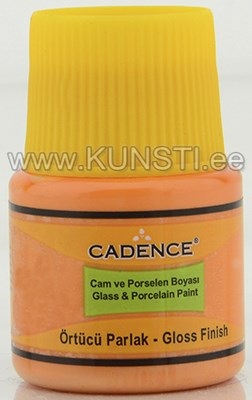Краска по стеклу Glass & ceramic paint opaque 858 light orange 45 ml ― VIP Office HobbyART