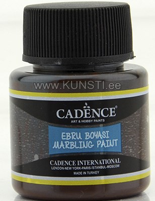 Cadence Ebru Marbling paint 863 brown 45 ml  ― VIP Office HobbyART