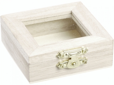 Wooden box 6 x 6 x 2.5 cm ― VIP Office HobbyART