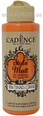 Акриловая краска Style matt Cadence s-9016 captive orange 120 ml ― VIP Office HobbyART