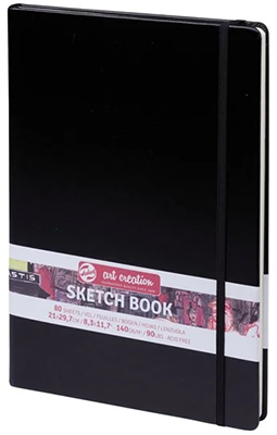 Talens Art Creation Sketchbook Black 13 x 21 cm 140 g ― VIP Office HobbyART
