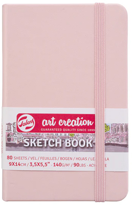 Talens Art Creation Sketchbook Lake Pink 9 x 14 cm cm 140 g ― VIP Office HobbyART