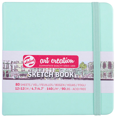 Talens Art Creation Sketchbook Fresh Mint 12 x 12 cm 140 g ― VIP Office HobbyART
