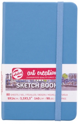 Talens Art Creation Sketchbook Lake Blue 9 x 14 cm 140 g ― VIP Office HobbyART