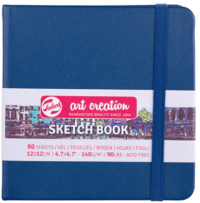 Talens Art Creation Sketchbook Navy Blue 12 x 12 cm 140 g ― VIP Office HobbyART