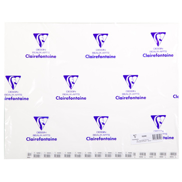 Бумага для акварели Clairefontaine ETIVAL 100% cellulose cold pressed 300g 50x65cm ― VIP Office HobbyART