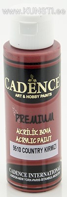 Premium acrylic paints 9510 country red 70 ml  ― VIP Office HobbyART