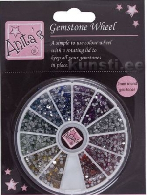 Gemstone Wheel (2mm Gems) - 12 Colours ― VIP Office HobbyART