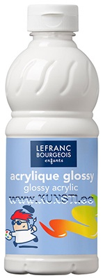 Акриловые глянцевые краски 500ml 001 белый Lefranc Bourgeois Glossy Acrylic ― VIP Office HobbyART