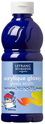 Акриловые глянцевые краски 500ml 043 ультрамарин Lefranc Bourgeois Glossy Acrylic ― VIP Office HobbyART