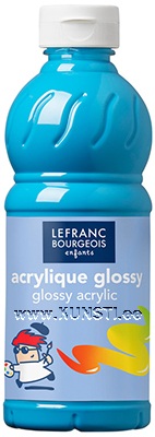 Акриловые глянцевые краски 500ml 050 морская волна Lefranc Bourgeois Glossy Acrylic ― VIP Office HobbyART