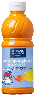 Акриловые глянцевые краски 500ml 176 жёлто золотой Lefranc Bourgeois Glossy Acrylic ― VIP Office HobbyART