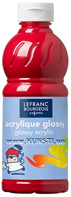 Акриловые глянцевые краски 500ml 437 основной красный Lefranc Bourgeois Glossy Acrylic ― VIP Office HobbyART
