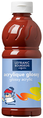 Акриловые глянцевые краски 500ml 481 коричневая сиена Lefranc Bourgeois Glossy Acrylic ― VIP Office HobbyART