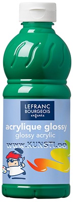 Акриловые глянцевые краски 500ml 558 зелёная Lefranc Bourgeois Glossy Acrylic ― VIP Office HobbyART