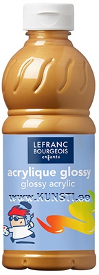 Акриловые глянцевые краски 500ml 700 золото Lefranc Bourgeois Glossy Acrylic ― VIP Office HobbyART