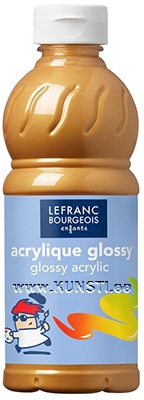 Акриловые глянцевые краски 500ml 700 золото Lefranc Bourgeois Glossy Acrylic ― VIP Office HobbyART