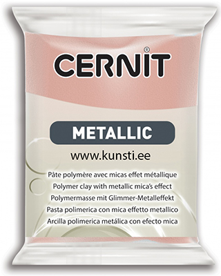 Полимерная глина Cernit Metallic 052 56gr rose gold ― VIP Office HobbyART