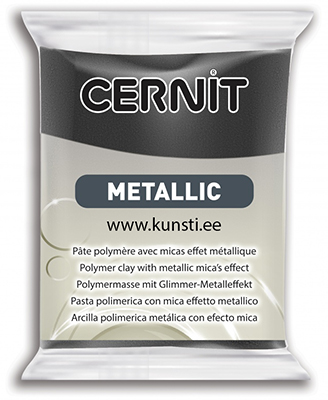 Polymer Clay Cernit Metallic 169 56gr hematite ― VIP Office HobbyART