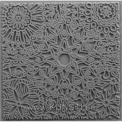 Texture plate Cernit CE95025 9x9cm Mandala ― VIP Office HobbyART