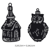 Marianne Design Craftables CR1381 Tiny's ornaments church & ow