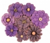 Vintage Symphony Flowers - Grape Crush, 8pcs