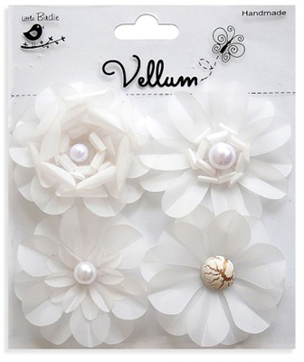 Vellum Camden Cottage - White, 4pcs  ― VIP Office HobbyART