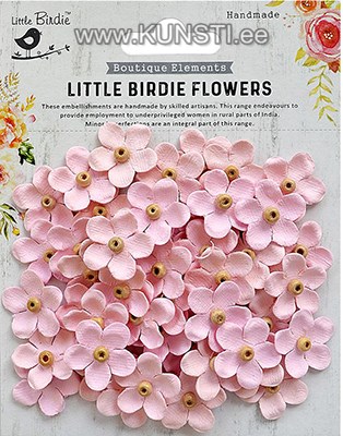 Handmade Flower - Beaded Blooms Pearl Pink 50Pc ― VIP Office HobbyART
