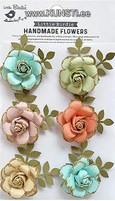 Handmade Flower - Pixie Rose Woodland Stories 6Pc ― VIP Office HobbyART