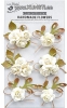 Handmade Flower - Nora Shabby Chic 6pc