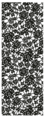 Kaiser craft CS-123 texture clear stamp 5x13cm bloom ― VIP Office HobbyART