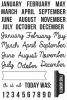 Kaiser craft CS-157 clear stamp 16x10cm captured moments months