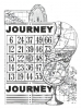 Kaiser craft CS-829 clear stamp vintage journey