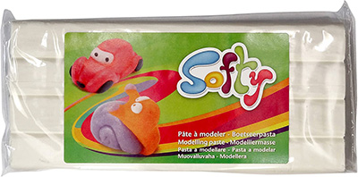 Пластилин Darwi Softy 500gr белый ― VIP Office HobbyART