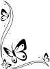 Embossing template 8107 10,8x14,6cm butterflies border