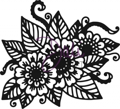 Clear stamp A6 - Henna Floral ― VIP Office HobbyART