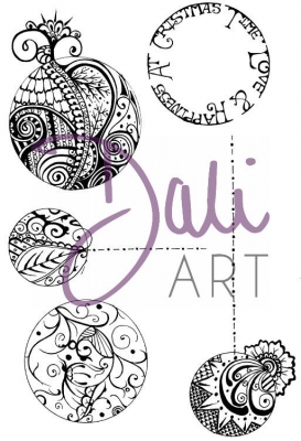 Clear stamp A6 - Henna Baubles ― VIP Office HobbyART
