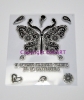 Clear stamp A6 - Indian Butterfly