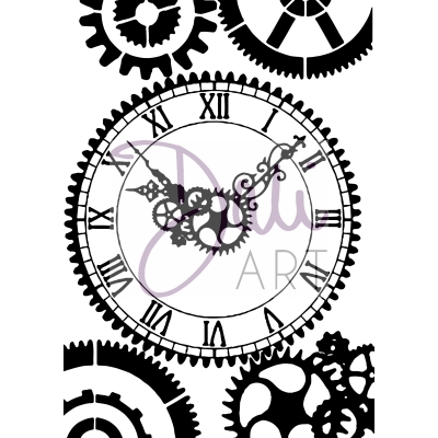 Clear stamp A6 - Clock Face ― VIP Office HobbyART