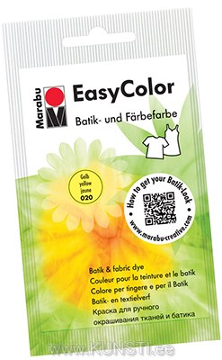 Краска для батика EasyColor 25g 020 yellow ― VIP Office HobbyART
