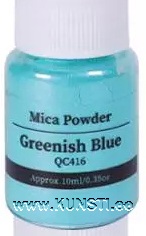 Mica Powder 10gr Greenish Blue ― VIP Office HobbyART
