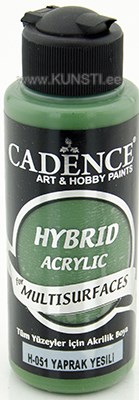 Hybrid acrylic paint h-051 leaf green 70 ml  ― VIP Office HobbyART